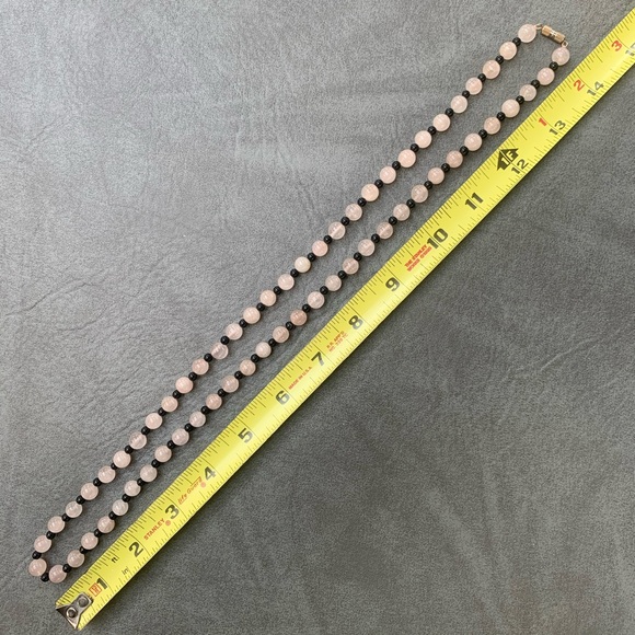 Light Pink Agate Necklace - Picture 5 of 5